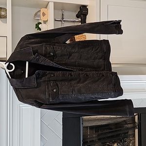 Joe's black denim jacket xl
